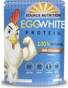 1 lb Egg White Protein Powder do Nguồn dinh dưỡng - 25 gms Protein, xây dựng cơ bắp nghiêng, Dairy Free - Milk Chocolate