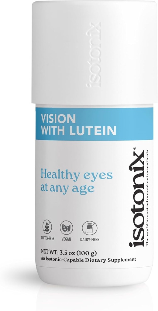 Isotonix Vision Formula with Lutein – Supporte la santé oculaire, la vision et la circulation – Antioxydants, zinc, vitamine C, E, Bilberry, Zeaxanthin – Supplément pour les yeux pour la clarté et la protection - 30 portions