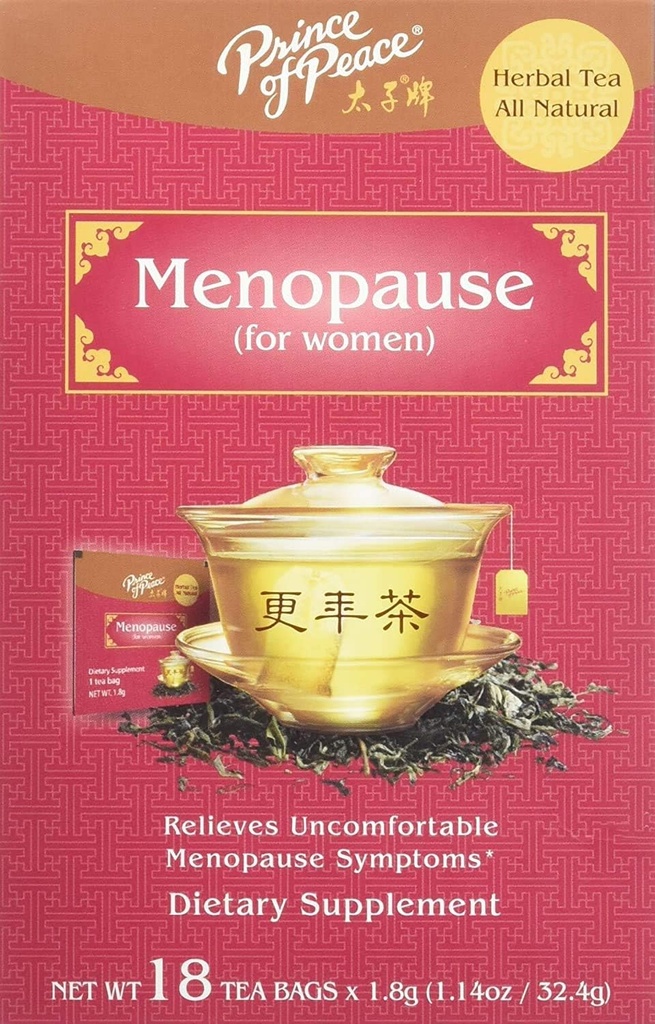 Prince of Peace® Menopause Herbal Tea 18 Çanta