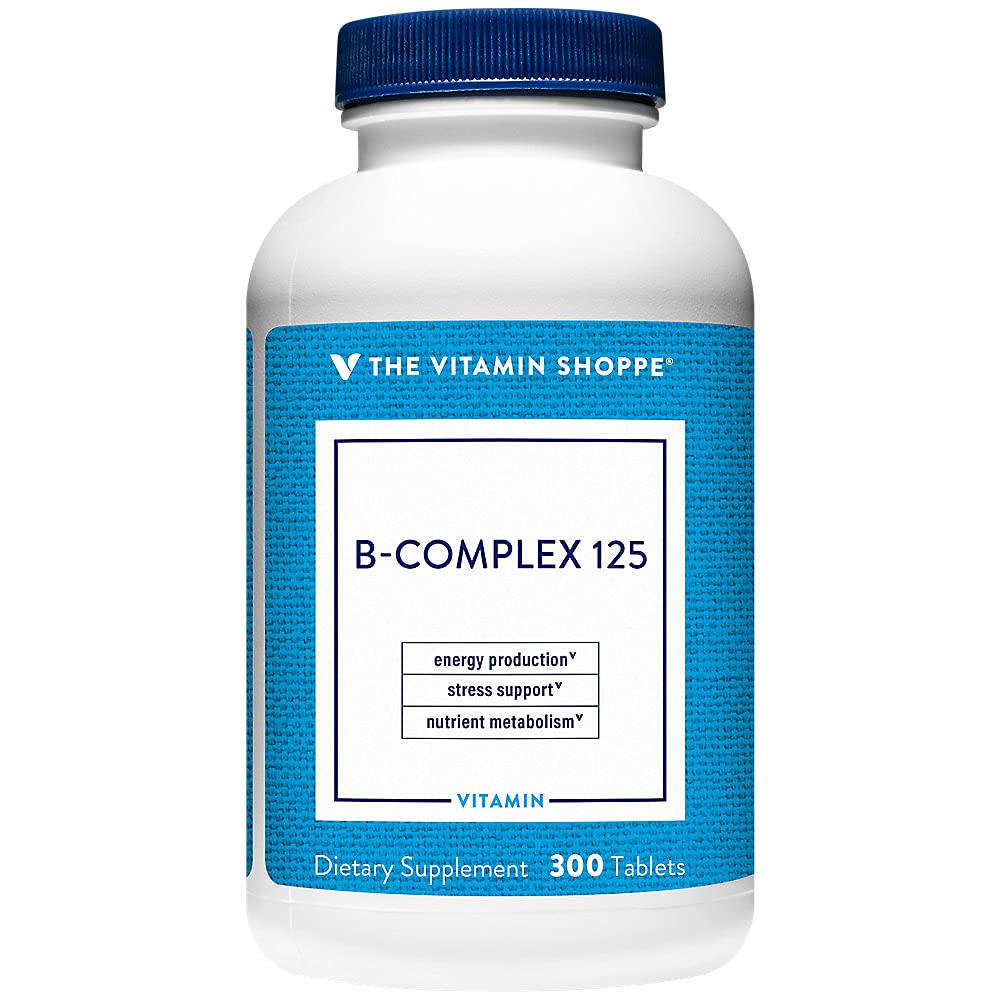 The Vitamin Shoppe Vitamin B-Complex - Energy Metabolism & Nervous System Support, Complete B Vitamins (300 Tablets)