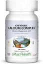 Maxi Health Chewable Calci complex Manveen Vanilla Flavor vitamina D3 i Magnesi Chewables per ajudar els Bones Kosher Magnesi i Calcip suplementaris per les dones i els homes (180 Count)