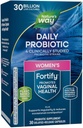 Gamtos būdas Dienos Probiotikas moterims, 30 Billion Live Cultures, 10 Trans, Prebiotikai ir Probiotikai moterims, Palaiko Digestive ir Immunal Health * No Refrigeracijos Reikalinga, 30 Capsules