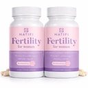 Natifi Conception Prenatal Vitamins for Women (2 Bottles) | Fertility Pre Pregnancy Multivitamin with Myo Inositol, Folic Acid, Vitex | Women’s Daily Support Supplement | 60 Capsules Each