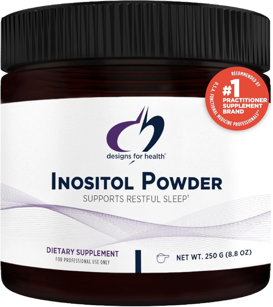 עיצובים עבור אבקת Inositol בריאות - טהור 700 מ"ג Inositol תוספת כדי לעזור לקדם את הרגיעה + נשים הורמוני בריאות - non-GMO + Gluten חינם, משקאות קלים תוספת (345 משרתים / 250g)