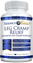 Forskning Verified Leg Cramps - Magnesium, B Vitaminer, Ginger, Chamomile, BioPerine - Circulation Support - Vegan - 1 månads leverans