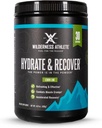 Wilderness Atlete - Hydrate & Recover Budding 124; Flydende Hydration Powder Electrolyte Drink Mix - Recover Hurtigere med Bcaas - Hydrate Powder med 1000 mg C-vitamin - 30 Servering Tub (Lemon Lime)