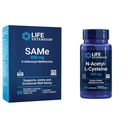 Life Extension Same 400mg & N-Acetyl-L-Cysteine 600mg - 60 Count Liver, Joint & Immune Support