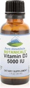 Čisté horské botaniky kapalné vitamíny D Drops - Neochucené košer D3 kapalné kapky v MCT Oil - 5000IU na servírování - 1oz láhev