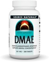 Bron Naturals DMAE, Dimethylaminoethanol Bitrate - Ondersteunt mentale concentratie - 200 Tabletten