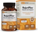 RejuviFlex - Натуральний Joint Supplement w/ApresFlex Boswellia AKBA, Турмерична куркумін, Piperine & White Willow Bark - для функції рук, колін, загального спільного здоров'я (90 капсули)