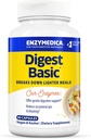 Enzymedica Digest Basic, Digestive Enzymes sentikorretarako, Gas eta Bloating Relief, 90 Count