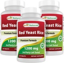 Best Naturals Red Yeast Rice 1200 mg (Ne- GMO) 120 tablet (120 število (Pack 3))