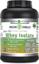 Amazing Formulas Grass- Fed Whey Protein Isolat 124; 25 Grams Protein Per Serving 14; 5 Lbs (2.26 Kg) £124; 5.7 Grams BCAA 124; Dibuat di AS (5 Lb, Unflashed)