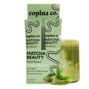 Copina Co. Matcha Beauty Vegan Collagen Booster Drink Blend: Plant Based Collagen Support Smoothie Drink Vegan Blend Variety Pack | Matcha Flavor | 10 Individual Stick Packs per Carton