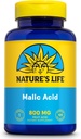 L'àcid de la vida Malic 800 mg Manveen Chelabtion Agent May help support Energy & Mucles Conforting No gluten, No-GMO Libt 100