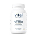 Vital Nutrients Ultra Pure Fish Oil 700 - Supports Heart, Brain, and Joint Health* - Sustainably Sourced High EPA & DHA Omega-3 Fatty Acid - Lemon Flavor - Gluten, Dairy & Soy Free - 60 Softgels