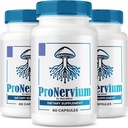 (3 paketas) ProNervium - ProNervium Advanced Nerve Health Additure, ProNervium Nerve Support Dieta Pills, All- Natural Formulation for Dynamic Lifestyle, Pro Nervium Pastillas Atsiliepimai (180 kapsulių)