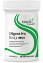 Diametri, karbohidratlar, yağlar, Lactose və nişastalar üçün Health Digestive Enzymes- Enzymes- Vitamini Digestion- 60 Kapsüls