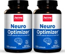 Jarrow Formulas Neuro Optimizer - 120 캡슐, 2 팩 - 두뇌 건강 및 산화 방지제 지원 - 포함 7 Neuro Nutrients - 글루텐 무료 - 60 총 서빙