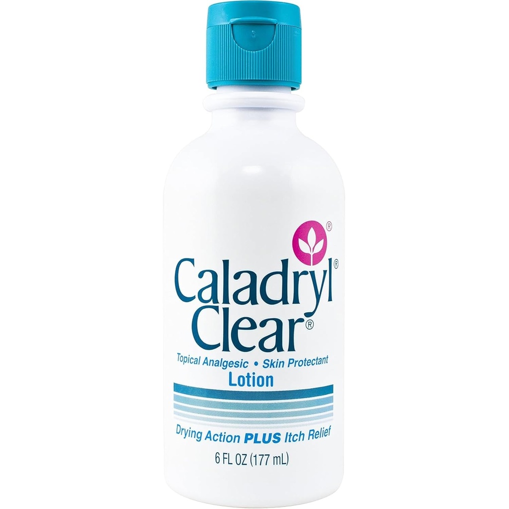 Caladril Clear Skin Protector Lotion - 6 OZ, Embalagem de 3