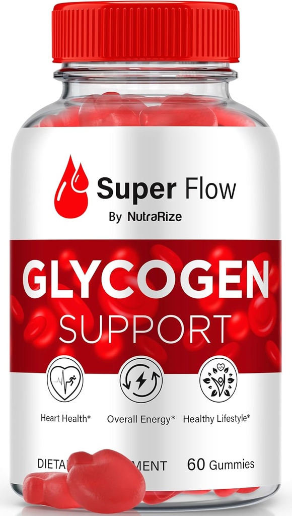 NutraRize Super Flow Glycogen, SuperFlow Glycogen Support Gummies, Super Flow Glyco Optimizer, Oficiální SuperFlow Glyco Optimiser Gummy, Super Flow Detox Cleanse, Super Flow Glycol (60 Gummies)