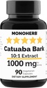 MONOHERB Catuaba Кора экстракт 1000 мг - 90 вегетарианских капсул
