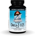 Source Naturals Arctic Pure Omega-3 Fish Oil, Maximum Strength EPA/DHA for Heart, Joint, Brain, and Immuniteetti - 1125mg - 60 Softgels