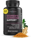 Livingood Daily Women's Hormone Support Supplement, Estrogen Balance with Fenugreek, Black Cohosh, Chasteberry, DIM, Natural PMS & Menopause Support, Non GMO, Gluten Free, Vegetarian Capsules, 120 Ct