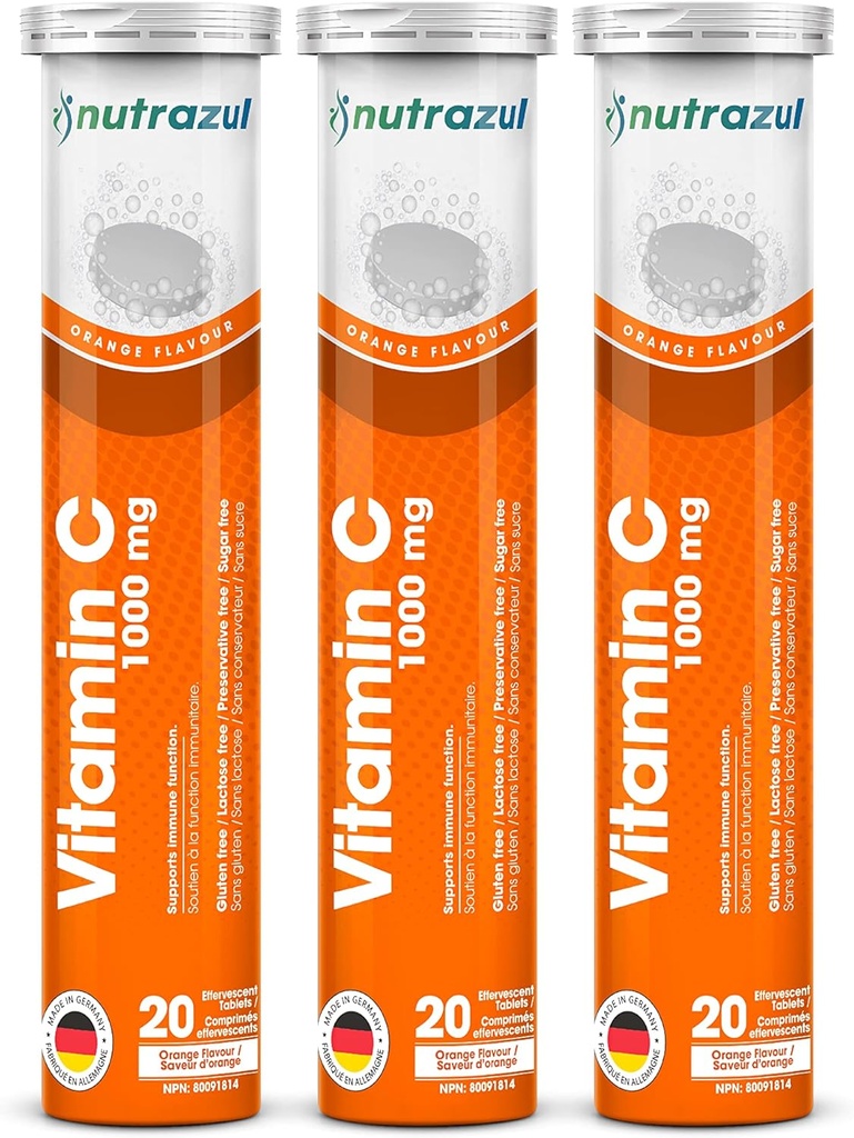 diutrazul C-vitamin 1000mg Pezsgőtabletta - Orange 20 's (3-as csomag)