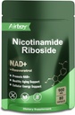 Nicotinamide Riboside Resveratrol & Quercetin 900 mg, 남자와 여자를 위한 NMNH 대안 노화 방지, 에너지, 초점 - 80의 캡슐을 가진 Airboy NAD 보충교재