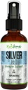 Kaiame Naturals Colloidal Silver, Ionic Silver Solution, 10 PPM, Stor 4 oz Spray i glassflaske, Naturlig immunstøtte Supplement, trygt for voksne, barn og kjæledyr