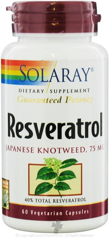 Solaray Resveratrol - 60 vegetariska kapslar