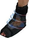 Foot & Ankle Pain Relief Hot/Cold Gel Wrap - Effectively Relieve Foot and Ankle Aches & Pains Using Compression Gel Ankle Ice Pack Wrap - Heated or Cooled, Targets All Areas of Ankle & Foot - Large