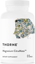 THORNE - Magnesium CitraMate - Magnesium Citrate " Malate supplement - Supports Heart Health, Skeletal Muscles, Cardiac ' Lung Function, Bone density " More* - Third-Party Certified - 90 Servings
