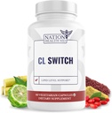 CL Switch - Heart Wellness Supplement - toetab tervislikku kolesterooli taset ja vererõhku juba normaalses vahemikus * - Citrus Bergamot, Berberine, Red Pärm Riis - 60 kapslit
