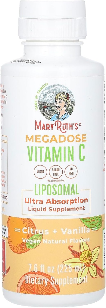 Vitamina Liposómica de Mary Ruth C, 7,6 Fz