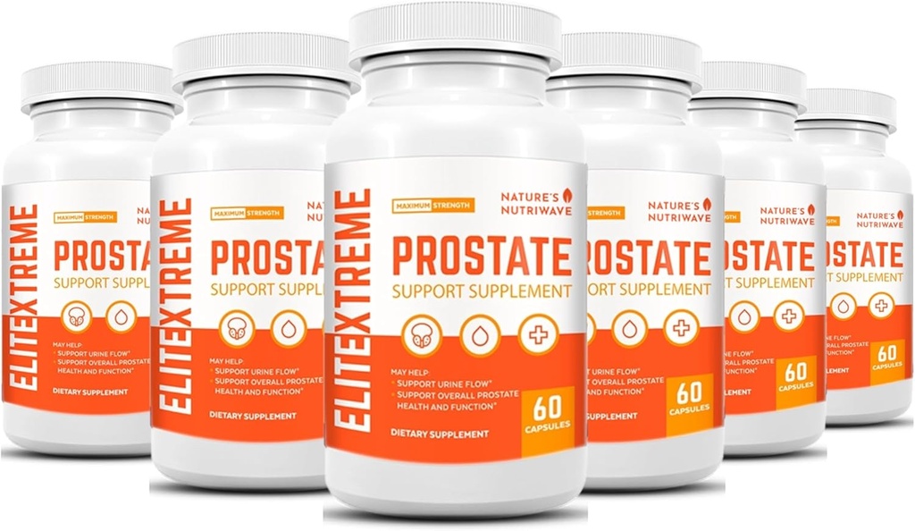 EliteXtreme Health Supplement - Natural Formula with Saw Palmetto, Plant Sterols, Zinok, a vitamíny 