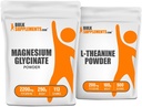 Magnesium Glycinate 250g + L- Theanine 100g Bundle
