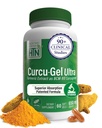 Health Thru Nutrition Curcu-Gel 650mg BCM-95® Curcugreen Turmeric Curcumin| High Absorption | Healthy Inflammation Response | Clinically Studied | 3rd Party Tested | Non-GMO (Pack of 60)