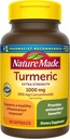 Nature Made Extra Strength Curcumine curcuma avec poivre noir, 1000mg Extrait curcuma par portion (standardisé à 95% Curcuminoïdes), soutient une réponse d'inflammation saine, 60 Capsules végétariennes