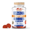 Sugar Free Eczema Treatment Gummies - USA Made - 50+ Vitamins & Probiotics for Clear, Hydrated Skin - Soothes Itching, Calms Redness & Boosts Skin Health (60 Gummies)