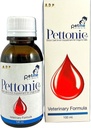 PETTONIC 100 ML. Tonik Pet Booster Liquid Dog Krvna podpora Železni dodatek za pse in mačke Kužki Mucke Mucke Hrana Multi Vitamini Folic B6 B12 Spodbuja rdeče krvne celice, hitro povečanje energije in imunitete