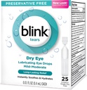 Blink Tears Laneing Eye Drops Mild-Moderate Kuru Eye .01 Fl Oz 25 Count