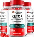 (3 แพ็ก) Keto สะกด ACV Gummies, Ketospell Keto ACV Superal Weight Lost Maties, Apple Apple Cipder Lineg 1000 MG, Ketto Speell Keto + ACV Supplement, Gomitas Reviews (801 Gummies)