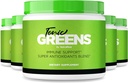 (5 팩) Tonic Greens, Immune 지원, TonicGreens, Detox에 맛있는 방법, 건강 및 웰빙 리뷰 (150 서빙)에 대한 Tonic Green Powder의 모든 자연 보충
