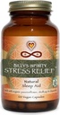 Infinity Stress Relief, Adaptogen Mood Support Supplement with Passion Flower, Skullcap, and Chamomile, Organic, Vegan, Non GMO, 40 Day Supply (120 Capsules)