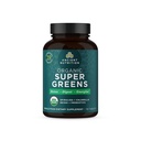 Ancient Nutrition Super Greens with Probiotics, Organic Superfood Tablets Made from Spirulina, Chlorella, Moringa, and a Resilient Probiotic, 30 Servings, 90 Count