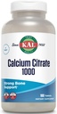 Calc de KALium Citerat 1000mmg, Calcip suplementaris per a Dones i homes, Bone Salut, Teet, nerviós, implementació per al sistema vascular i Cardio vascular, Guten Free and Lab Vered, 60 Servings, 180 taules