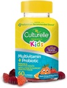 Culturelle Kids Multivitamin + Probiotic för barn (åldrar 2 +) - 60 greve, Peach-Orange & Mixed Berry smak - Digestive Health & Immune Support Gummies med lutein för att stödja ögonhälsa