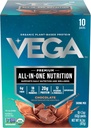 Vega Organic All-in-One Vegan Protein Pulveris, Šokolāde - Superfood Sastāvdaļas, Vitamīni Immunity Support, Keto Friendly, Pea Protein sievietēm un vīriešiem, 14.7 oz (iepakojums May Vary)